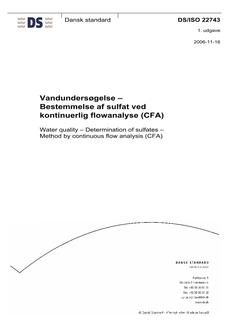 DANSK DS/ISO 22743