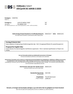 DANSK DSF/PREN IEC 60938-2