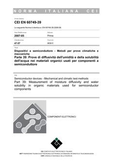 CEI EN 60749-39