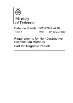 MODUK DEF STAN 02-729: PART 02