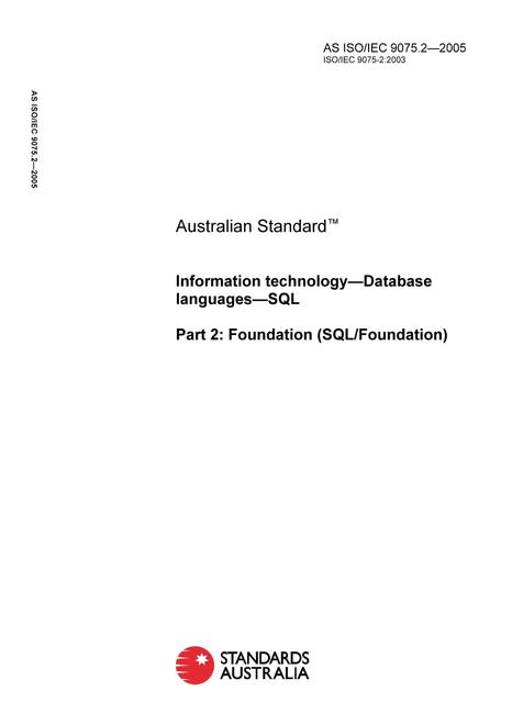 AS ISO IEC 9075.2-2005