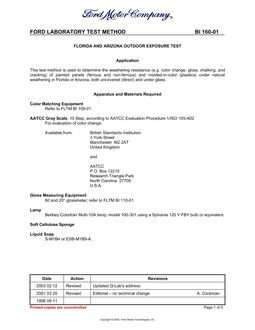FORD FLTM BI 160-01