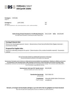 DANSK DSF/PREN 15691