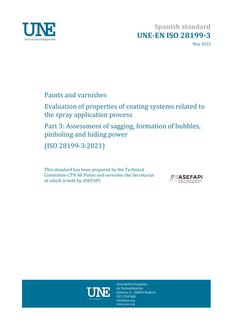 AENOR UNE-EN ISO 28199-3