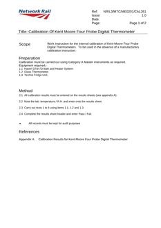 NR NR/L3/MTC/ME0201/CAL261 ISSUE 1