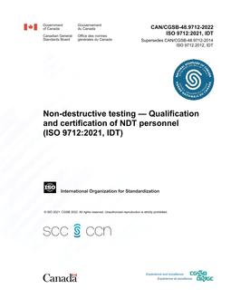 CAN/CGSB 48.9712-2022 / ISO 9712:2021, IDT