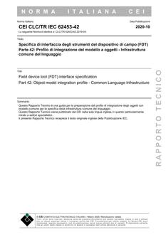CEI CLC/TR IEC 62453-42