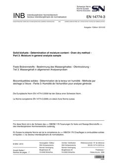 SNV SN EN 14774-3
