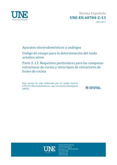 AENOR UNE-EN 60704-2-13