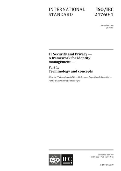 ISO/IEC 24760-1:2019