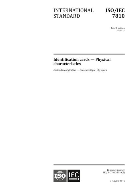 ISO/IEC 7810:2019