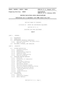 ARMY UFGS-46 31 11