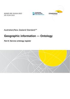AS/NZS ISO 19150.6:2023