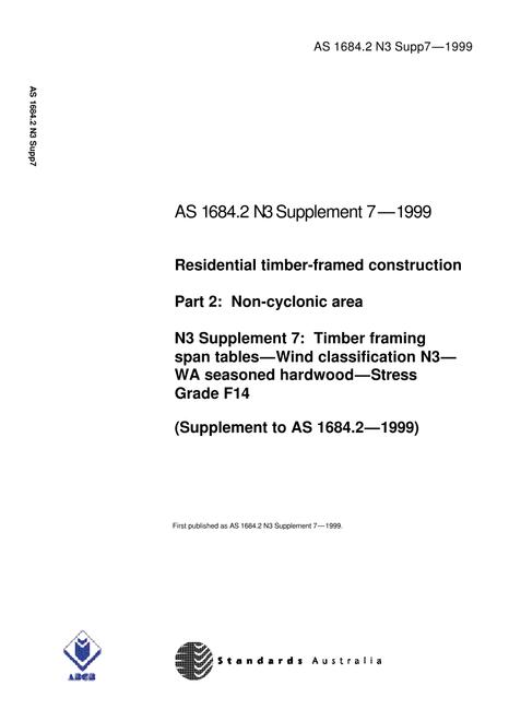 AS 1684.2 N3 SUPP 7-1999