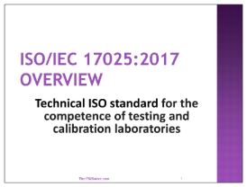 ISO 17025:2017 Employee Awareness Training-PPT