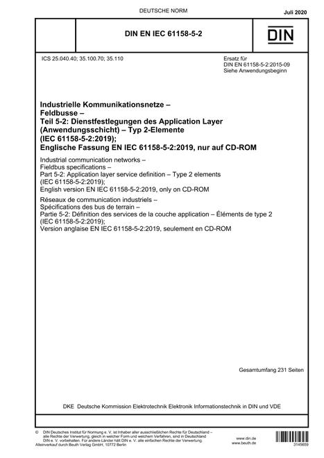 DIN EN IEC 61158-5-2