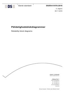 DANSK DS/EN 61078