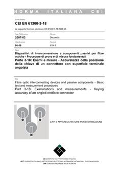 CEI EN 61300-3-18