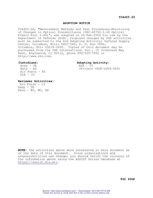 TIA ANSI/TIA-455-20-B