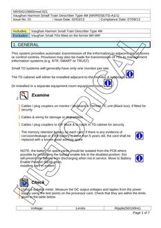 NR NR/SIG/10665/MOD 021 ISSUE 1