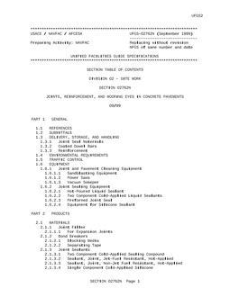 NAVY UFGS-02762N