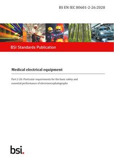 BS EN IEC 80601-2-26:2020