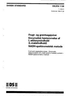 DANSK DS/EN 1138