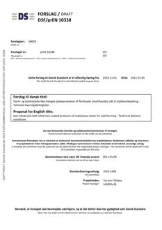 DANSK DSF/PREN 10338