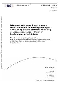 DANSK DS/EN ISO 10893-8