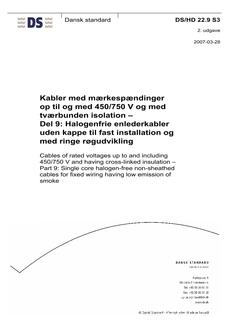 DANSK DS/HD 22.9 S3