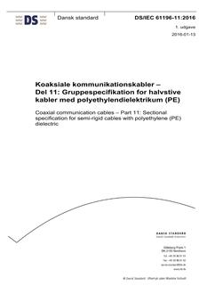 DANSK DS/IEC 61196-11