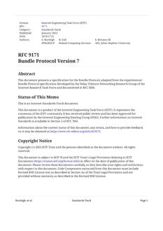 IETF RFC 9171