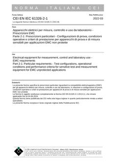CEI EN IEC 61326-2-1
