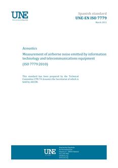 AENOR UNE-EN ISO 7779