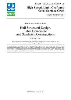 DNV DNV-RU-HSLC PART 3 CHAPTER 4
