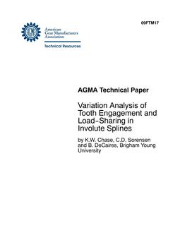 AGMA 09FTM17