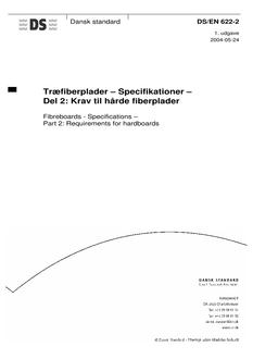 DANSK DS/EN 622-2