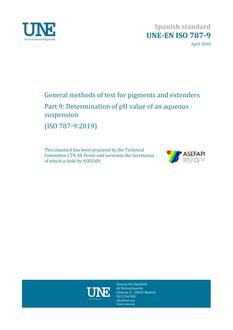 AENOR UNE-EN ISO 787-9