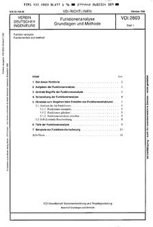 VDI VDI 2803 BLATT 1
