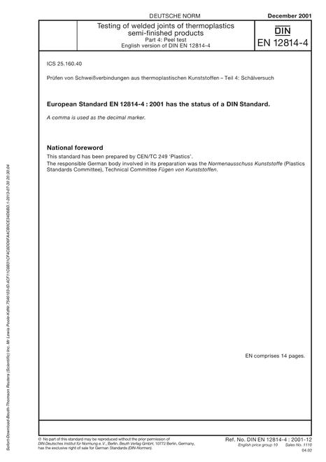 DIN EN 12814-4