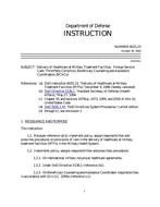DOD DODI-6015.23
