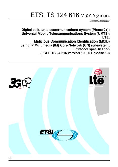 ETSI TS 124 616