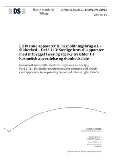 DANSK DS/EN IEC 60335-2-113/A11