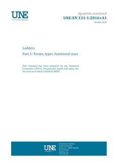 AENOR UNE-EN 131-1+A1