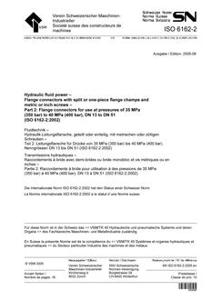 SNV SN ISO 6162-2