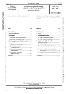 VDI VDI 3397 BLATT 1