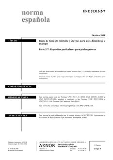 AENOR UNE 20315-2-7