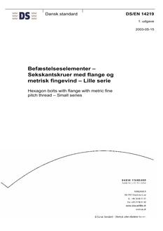 DANSK DS/EN 14219