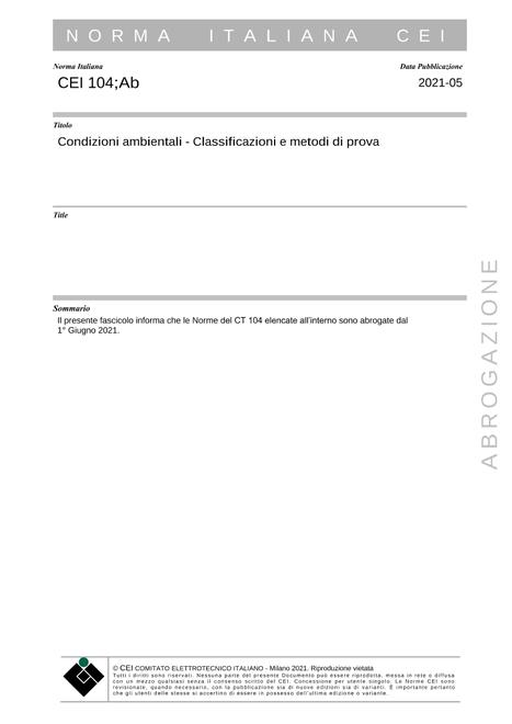 CEI 104;AB
