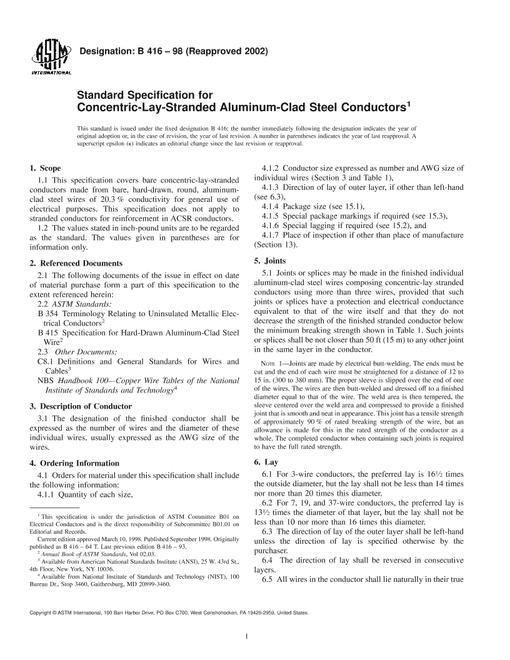 ASTM B416-98(2002)